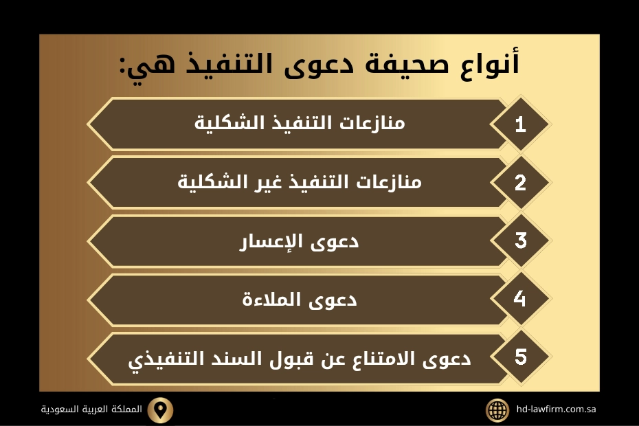 صحيفة دعوى منازعة تنفيذ في السعودية 2 صحيفة دعوى منازعة تنفيذ في السعودية