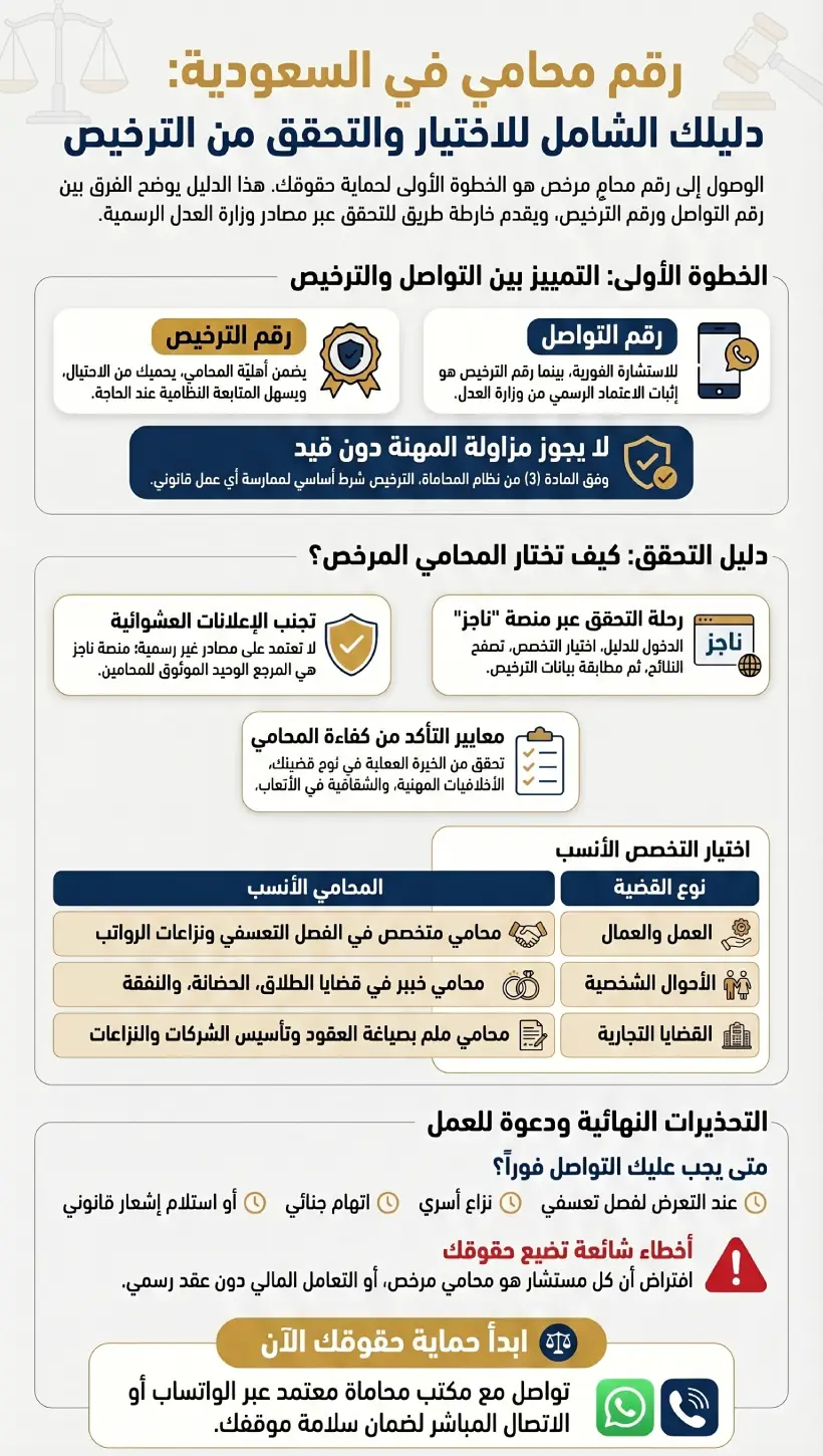 رقم محامي في السعودية - ⁦+966595911136⁩