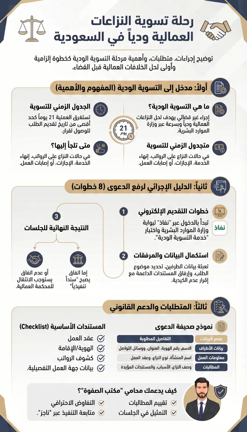 التسوية الودية في السعودية