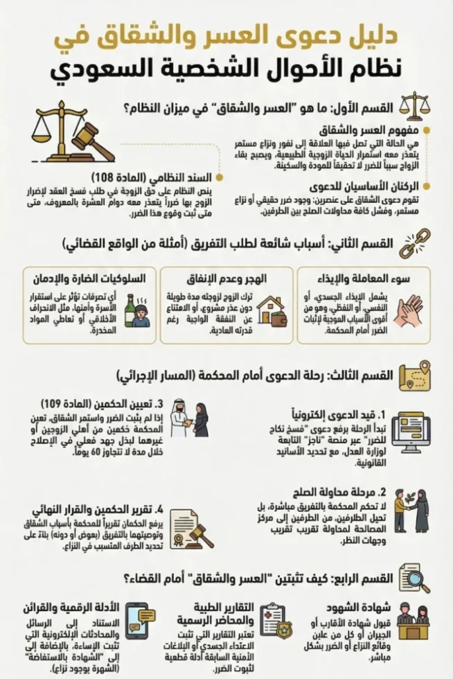 محامي طلاق عسر وشقاق