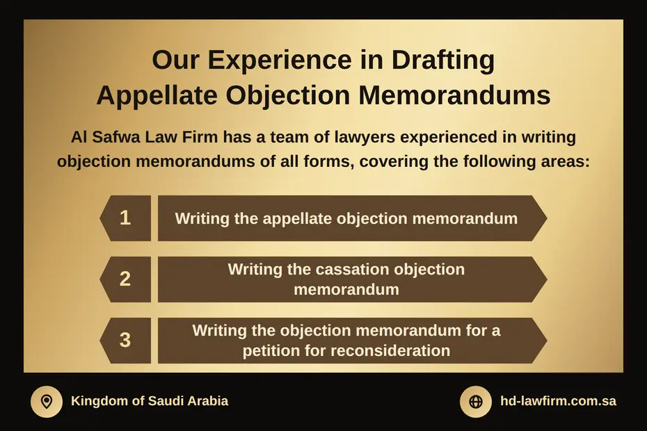 Drafting an objection memorandum against a judgment in Saudi Arabia