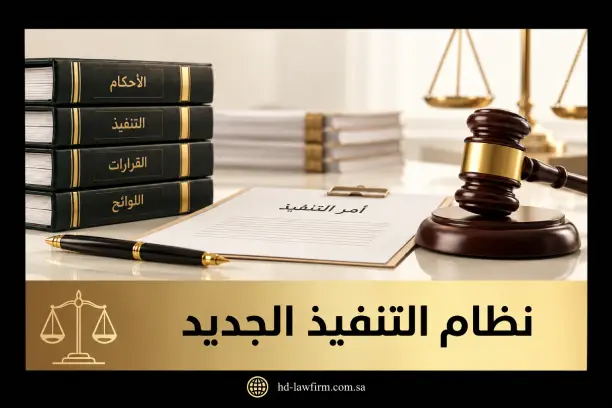 نظام التنفيذ الجديد 2026 في السعودية: ما الذي تغيّر للدائن والمدين؟ 1 نظام التنفيذ الجديد